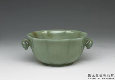 图片[2]-Jade flower-shaped bowl with bud-shaped handles, Mughal Empire-China Archive